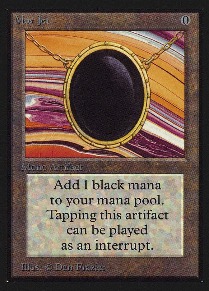 Mox Jet (Black Stone) [International Collectors' Edition] | Shuffle n Cut Hobbies & Games