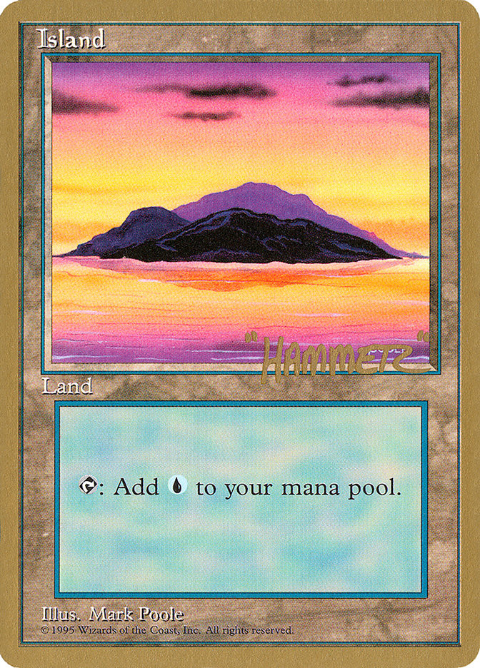 Island (shr368) (Shawn "Hammer" Regnier) [Pro Tour Collector Set] | Shuffle n Cut Hobbies & Games