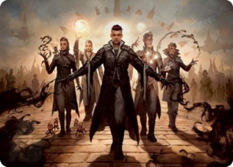 Silverquill Command Art Card [Strixhaven: School of Mages Art Series] | Shuffle n Cut Hobbies & Games