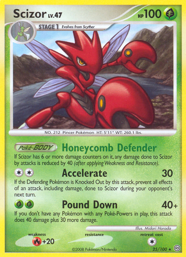 Scizor (25/100) [Diamond & Pearl: Stormfront] | Shuffle n Cut Hobbies & Games