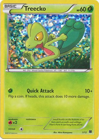 Treecko (1/12) [McDonald's Promos: 2015 Collection] | Shuffle n Cut Hobbies & Games