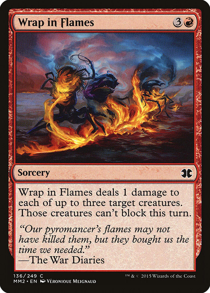 Wrap in Flames [Modern Masters 2015] | Shuffle n Cut Hobbies & Games