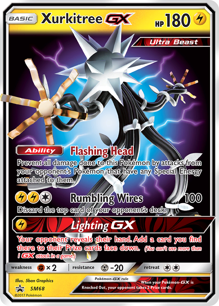 Xurkitree GX (SM68) [Sun & Moon: Black Star Promos] | Shuffle n Cut Hobbies & Games