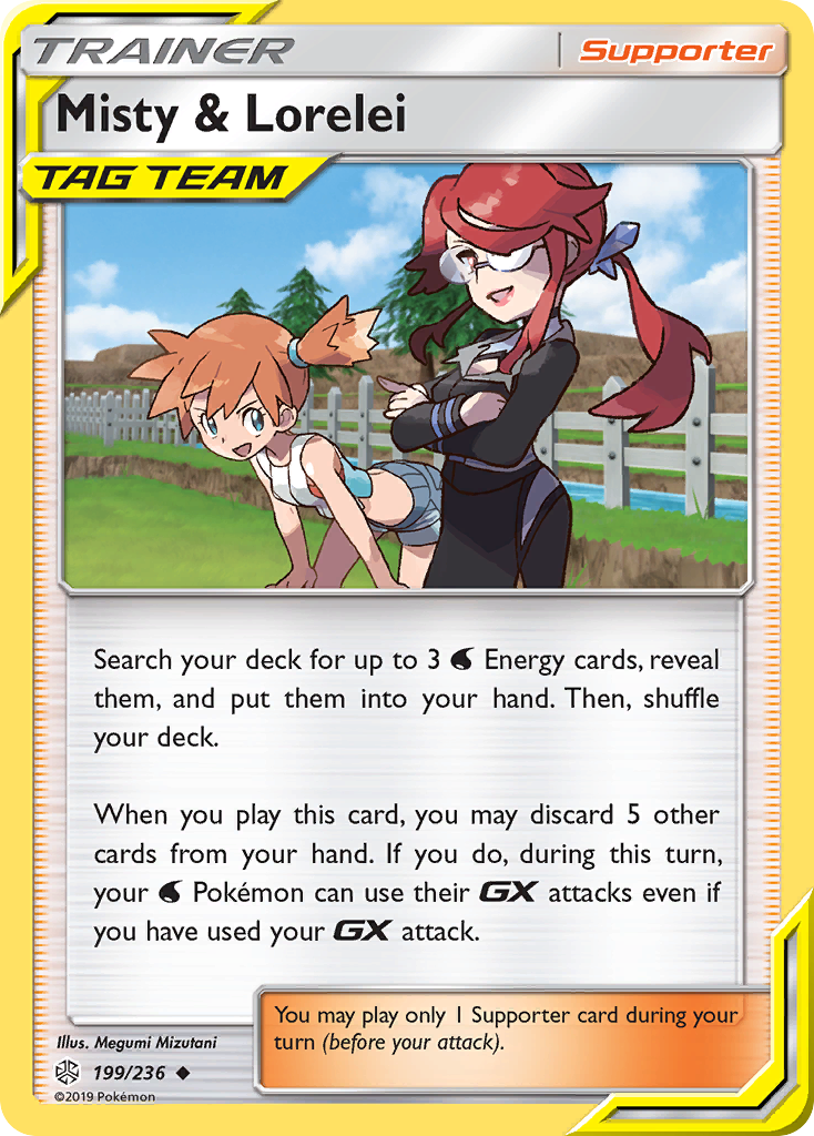 Misty & Lorelei (199/236) [Sun & Moon: Cosmic Eclipse] | Shuffle n Cut Hobbies & Games