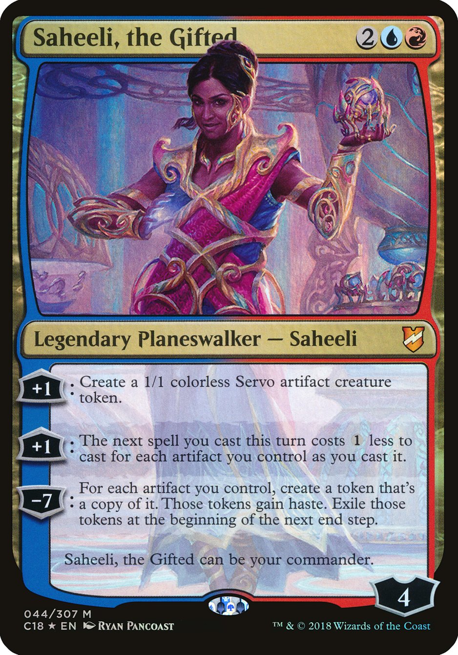 Saheeli, the Gifted (Oversized) [Commander 2018 Oversized] | Shuffle n Cut Hobbies & Games