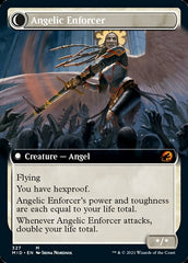 Enduring Angel // Angelic Enforcer (Extended Art) [Innistrad: Midnight Hunt] | Shuffle n Cut Hobbies & Games