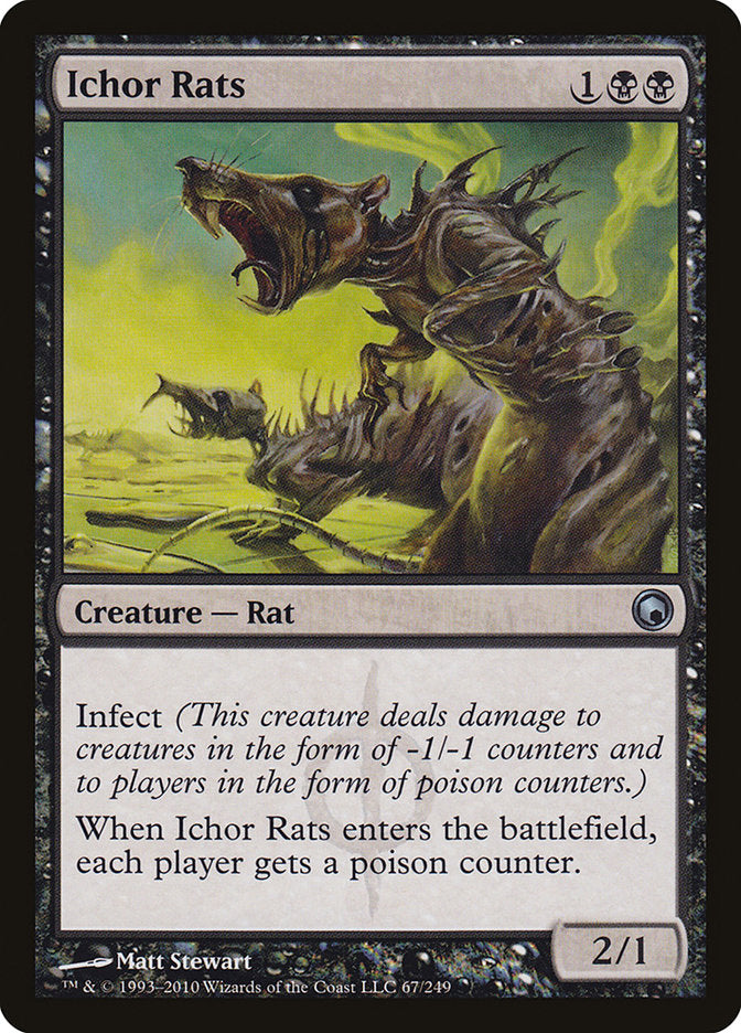 Ichor Rats [Scars of Mirrodin] | Shuffle n Cut Hobbies & Games