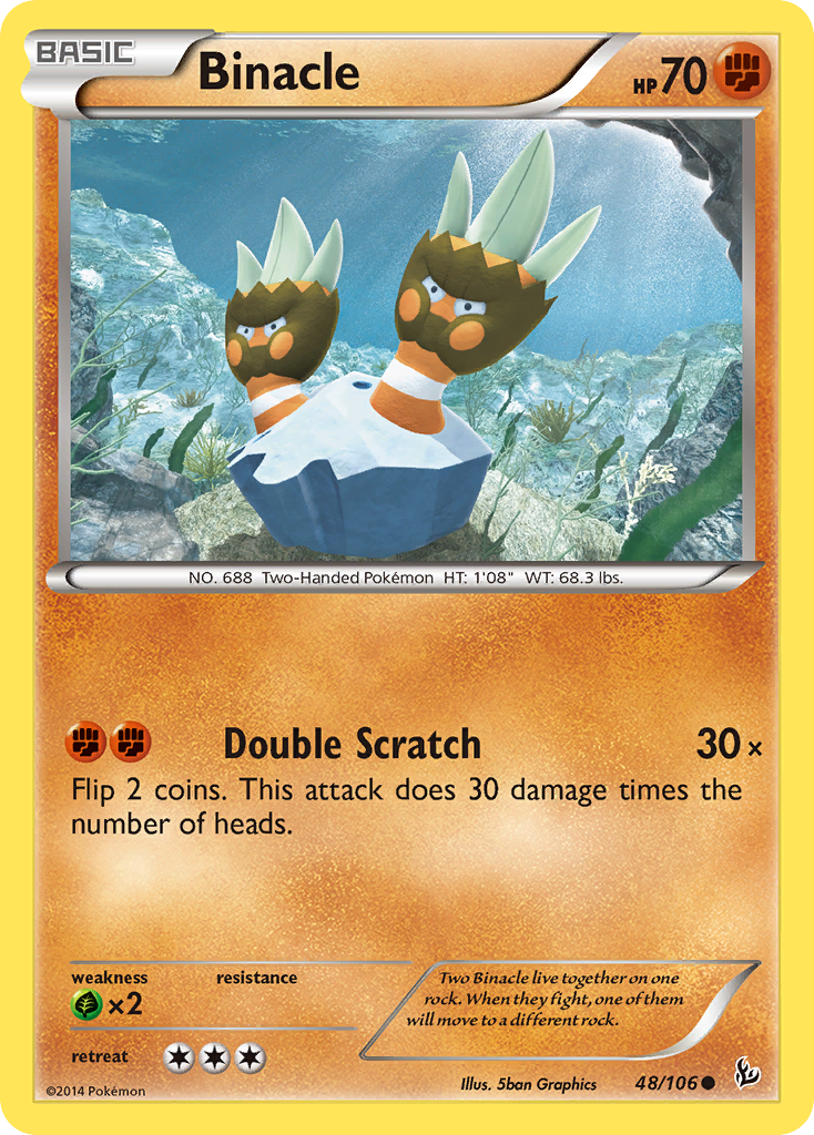 Binacle (48/106) [XY: Flashfire] | Shuffle n Cut Hobbies & Games