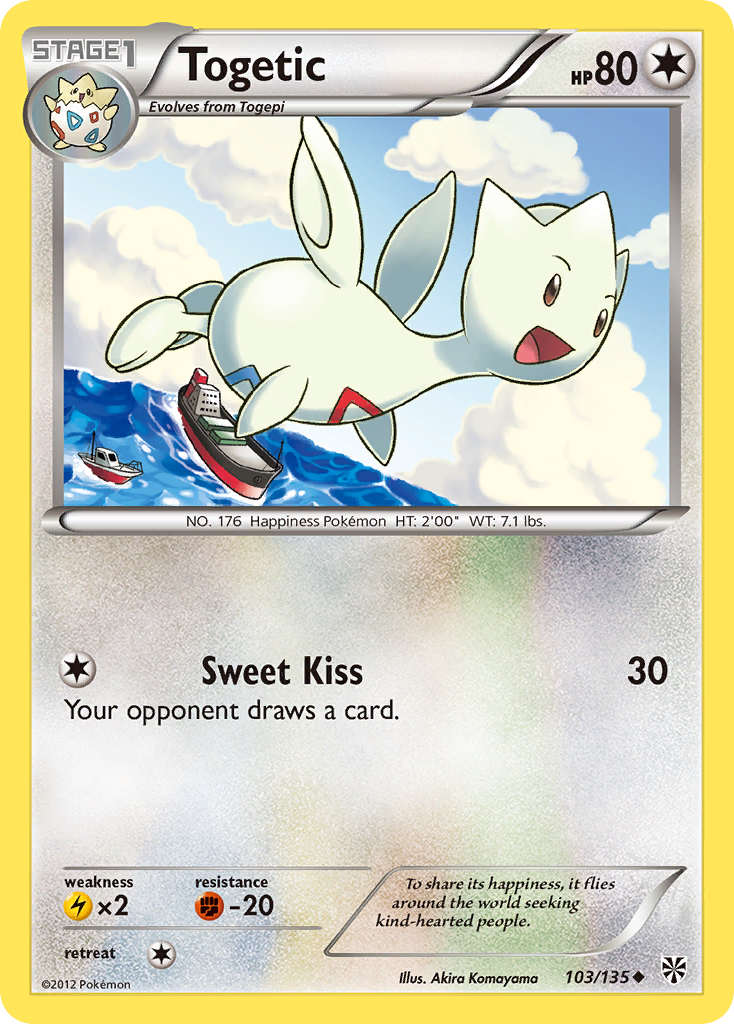 Togetic (103/135) [Black & White: Plasma Storm] | Shuffle n Cut Hobbies & Games