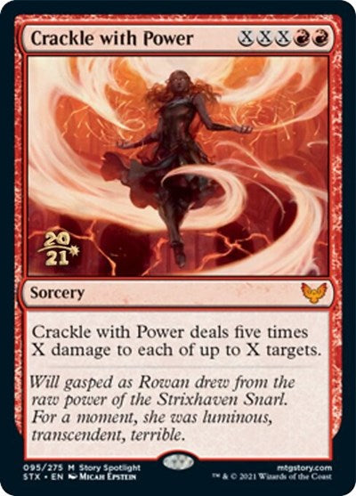 Crackle with Power [Strixhaven: School of Mages Prerelease Promos] | Shuffle n Cut Hobbies & Games