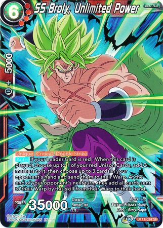 SS Broly, Unlimited Power [BT11-014] | Shuffle n Cut Hobbies & Games