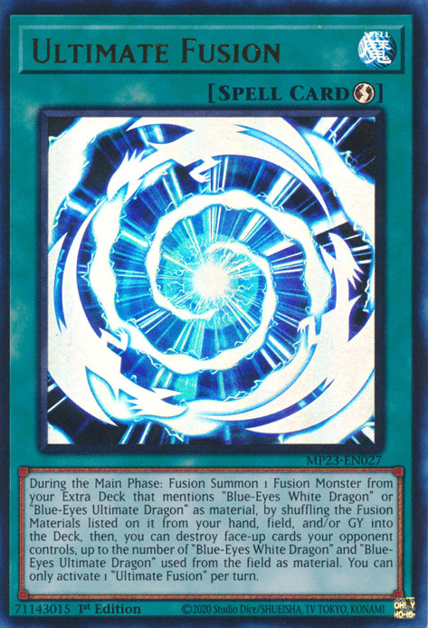 Ultimate Fusion [MP23-EN027] Ultra Rare | Shuffle n Cut Hobbies & Games