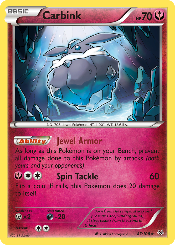 Carbink (47/108) [XY: Roaring Skies] | Shuffle n Cut Hobbies & Games