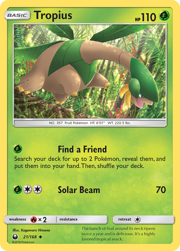 Tropius (21/168) [Sun & Moon: Celestial Storm] | Shuffle n Cut Hobbies & Games