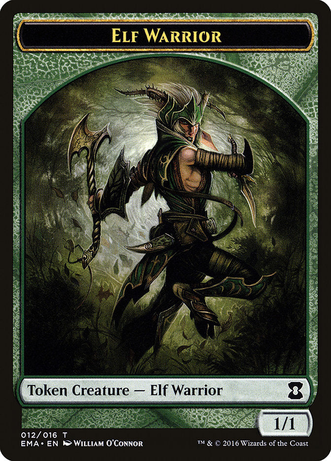 Elf Warrior Token [Eternal Masters Tokens] | Shuffle n Cut Hobbies & Games