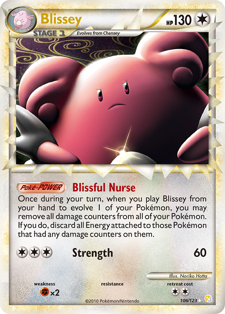 Blissey (106/123) [HeartGold & SoulSilver: Base Set] | Shuffle n Cut Hobbies & Games