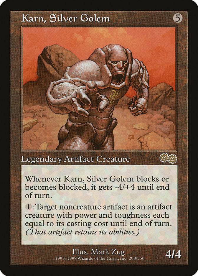 Karn, Silver Golem [Urza's Saga] | Shuffle n Cut Hobbies & Games