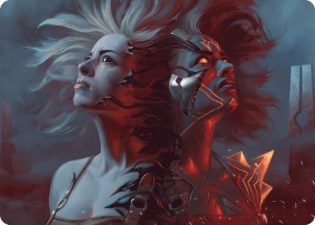 Thrill of Possibility Art Card [Phyrexia: All Will Be One Art Series] | Shuffle n Cut Hobbies & Games