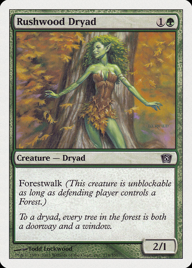 Rushwood Dryad [Eighth Edition] | Shuffle n Cut Hobbies & Games