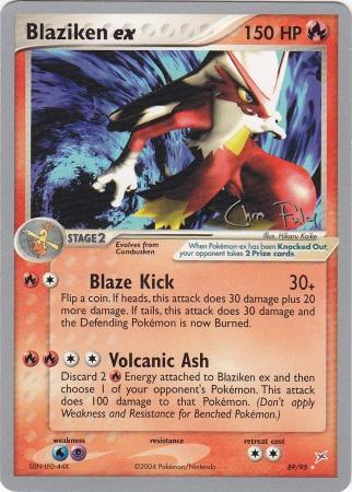 Blaziken ex (89/95) (Blaziken Tech - Chris Fulop) [World Championships 2004] | Shuffle n Cut Hobbies & Games