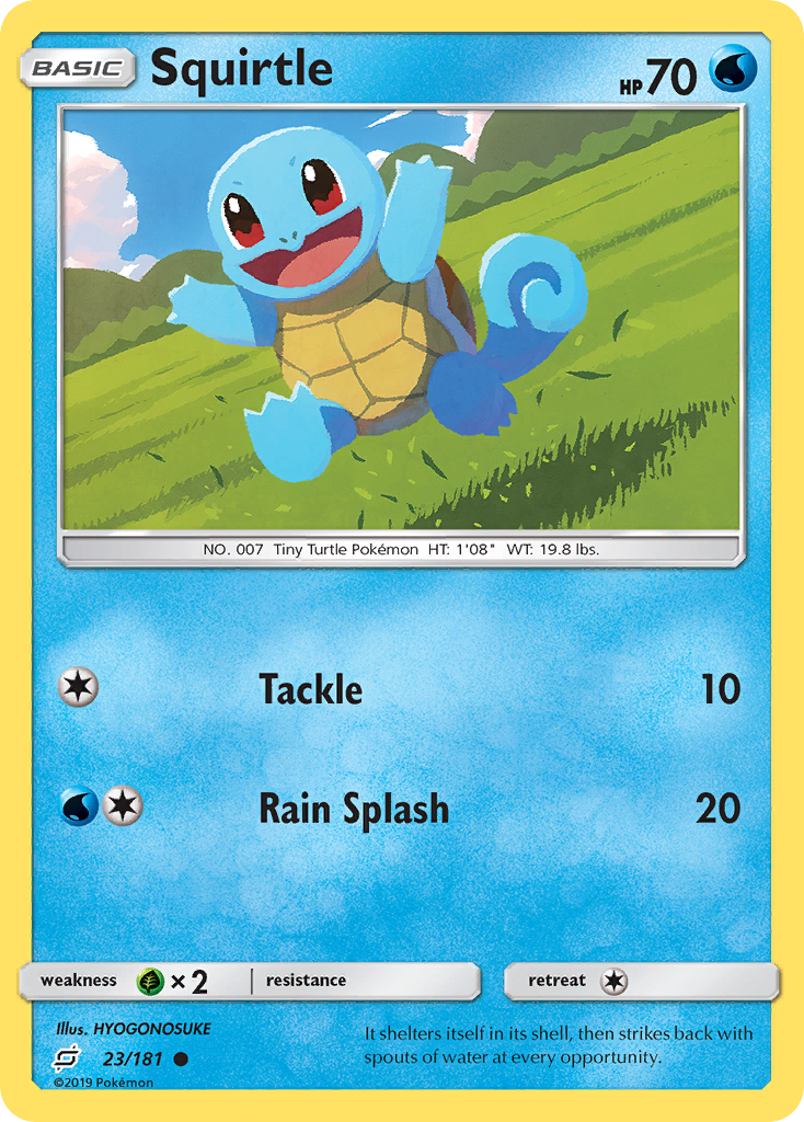 Squirtle (23/181) [Sun & Moon: Team Up] | Shuffle n Cut Hobbies & Games