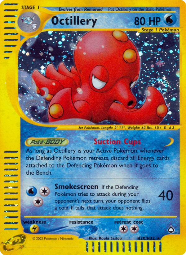 Octillery (H20/H32) [Aquapolis] | Shuffle n Cut Hobbies & Games