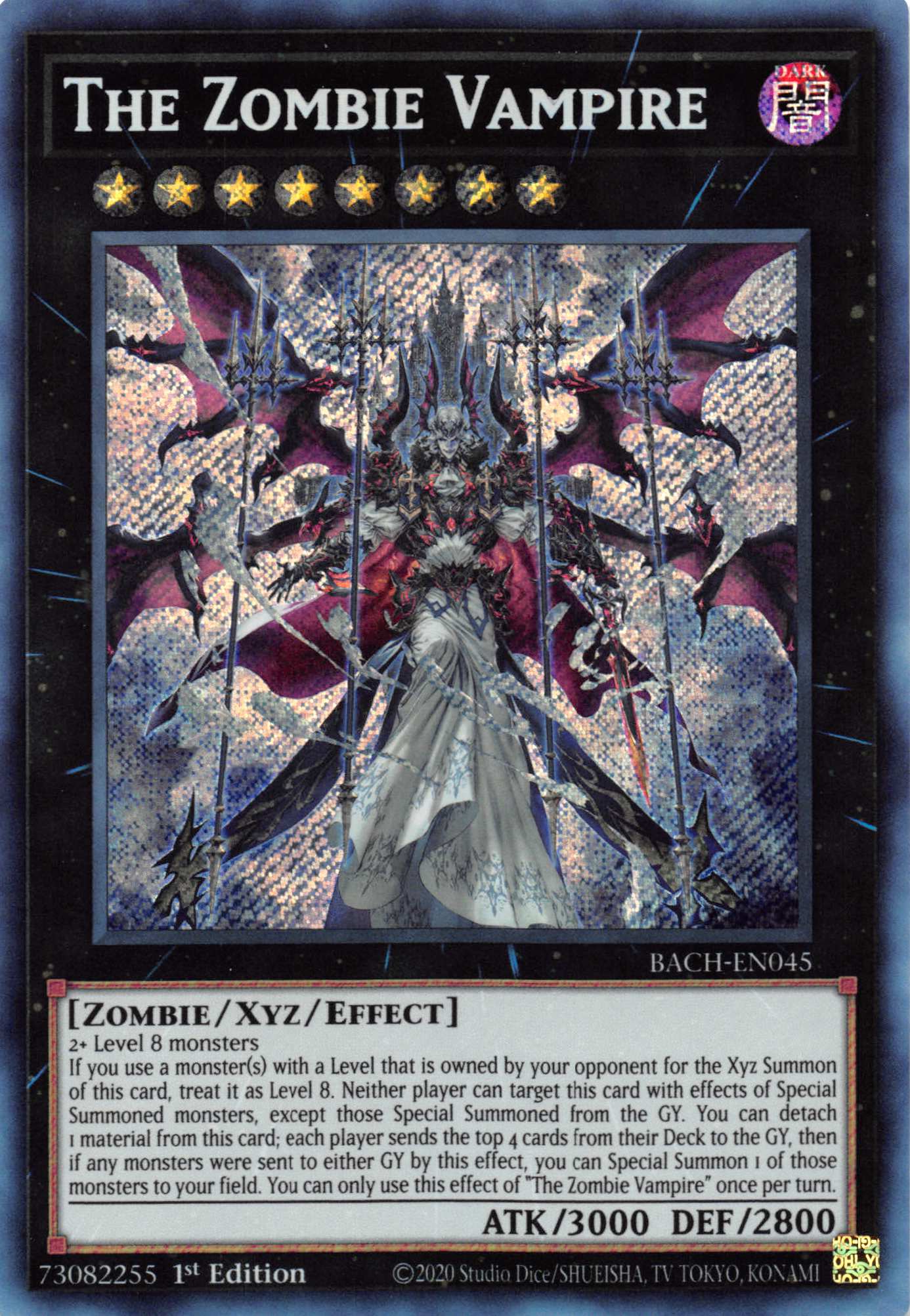 The Zombie Vampire [BACH-EN045] Secret Rare | Shuffle n Cut Hobbies & Games