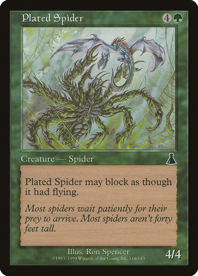 Plated Spider [Urza's Destiny] | Shuffle n Cut Hobbies & Games