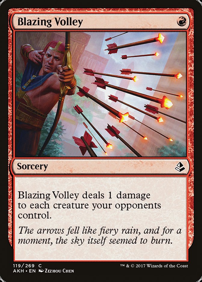 Blazing Volley [Amonkhet] | Shuffle n Cut Hobbies & Games