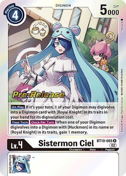 Sistermon Ciel [BT10-085] [Xros Encounter Pre-Release Cards] | Shuffle n Cut Hobbies & Games