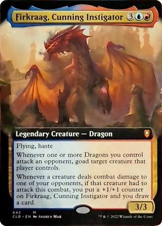 Firkraag, Cunning Instigator (Extended Art) [Commander Legends: Battle for Baldur's Gate] | Shuffle n Cut Hobbies & Games