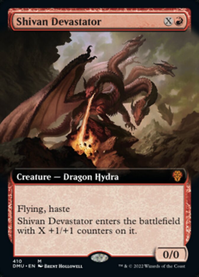 Shivan Devastator (Extended Art) [Dominaria United] | Shuffle n Cut Hobbies & Games