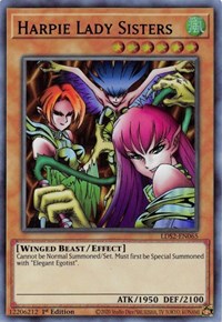 Harpie Lady Sisters (Purple) [LDS2-EN065] Ultra Rare | Shuffle n Cut Hobbies & Games