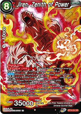 Jiren, Zenith of Power (BT14-014) [Cross Spirits] | Shuffle n Cut Hobbies & Games