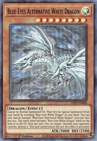 Blue-Eyes Alternative White Dragon (Green) [LDS2-EN008] Ultra Rare | Shuffle n Cut Hobbies & Games