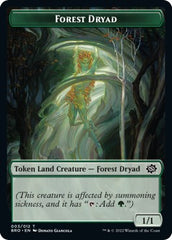 Powerstone // Forest Dryad Double-Sided Token [The Brothers' War Tokens] | Shuffle n Cut Hobbies & Games