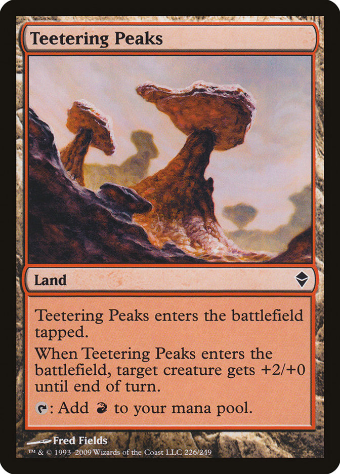 Teetering Peaks [Zendikar] | Shuffle n Cut Hobbies & Games