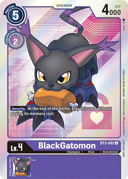 BlackGatomon [BT3-082] (Buy-A-Box Promo) [Release Special Booster Ver.1.5 Promos] | Shuffle n Cut Hobbies & Games