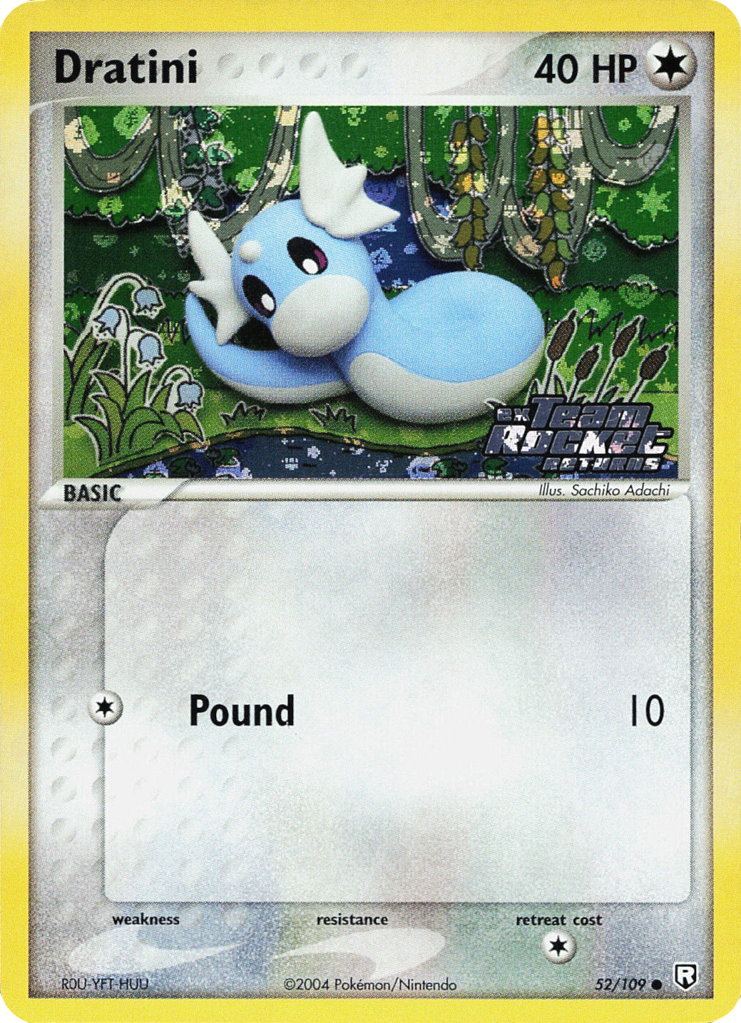 Dratini (52/109) (Stamped) [EX: Team Rocket Returns] | Shuffle n Cut Hobbies & Games