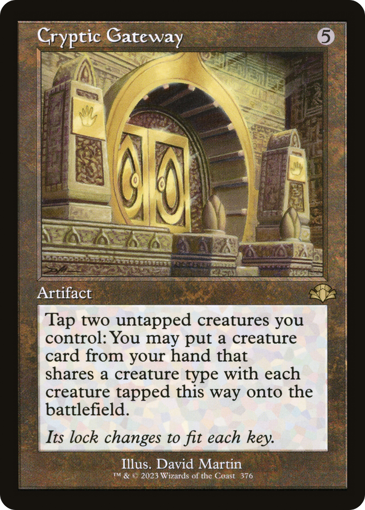 Cryptic Gateway (Retro) [Dominaria Remastered] | Shuffle n Cut Hobbies & Games