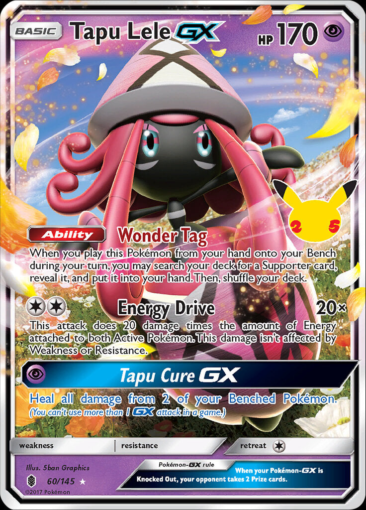 Tapu Lele GX (60/145) [Celebrations: 25th Anniversary - Classic Collection] | Shuffle n Cut Hobbies & Games