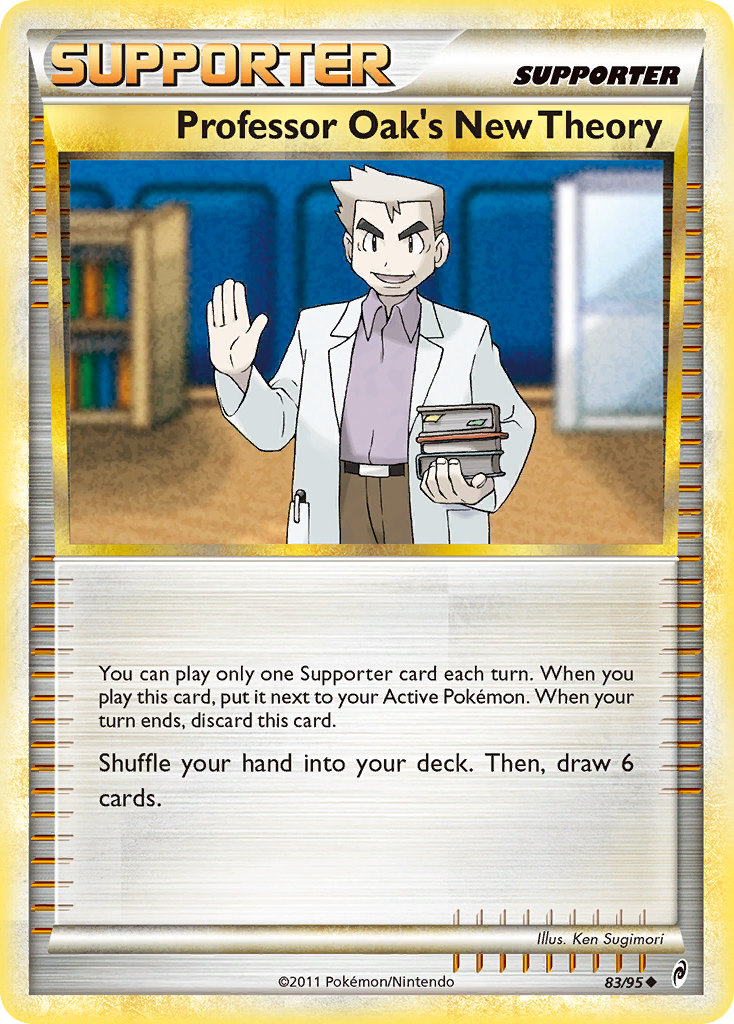 Professor Oak's New Theory (83/95) [HeartGold & SoulSilver: Call of Legends] | Shuffle n Cut Hobbies & Games