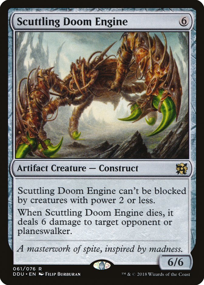 Scuttling Doom Engine [Duel Decks: Elves vs. Inventors] | Shuffle n Cut Hobbies & Games