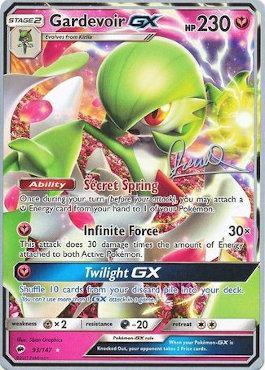 Gardevoir GX (93/147) (Infinite Force - Diego Cassiraga) [World Championships 2017] | Shuffle n Cut Hobbies & Games