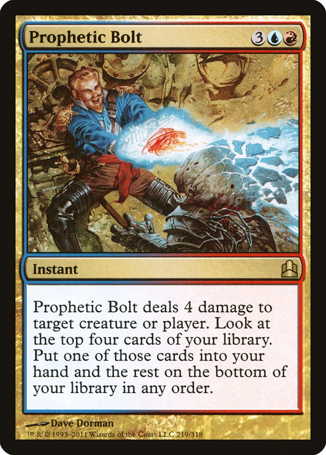 Prophetic Bolt [Commander 2011] | Shuffle n Cut Hobbies & Games