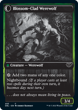 Weaver of Blossoms // Blossom-Clad Werewolf [Innistrad: Double Feature] | Shuffle n Cut Hobbies & Games