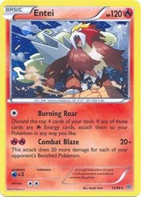 Entei (14/98) (Cosmos Holo) (Blister Exclusive) [XY: Ancient Origins] | Shuffle n Cut Hobbies & Games