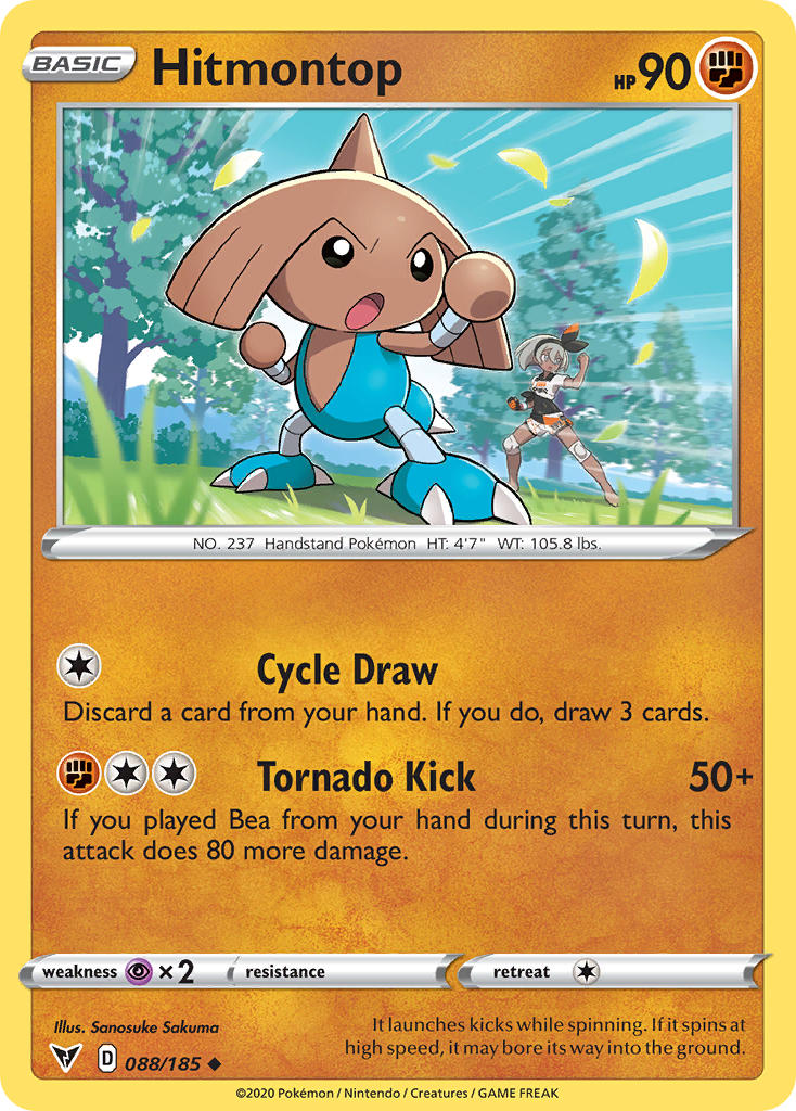 Hitmontop (088/185) [Sword & Shield: Vivid Voltage] | Shuffle n Cut Hobbies & Games