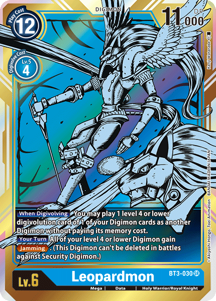 Leopardmon [BT3-030] (Alternate Art) [Release Special Booster Ver.1.0] | Shuffle n Cut Hobbies & Games