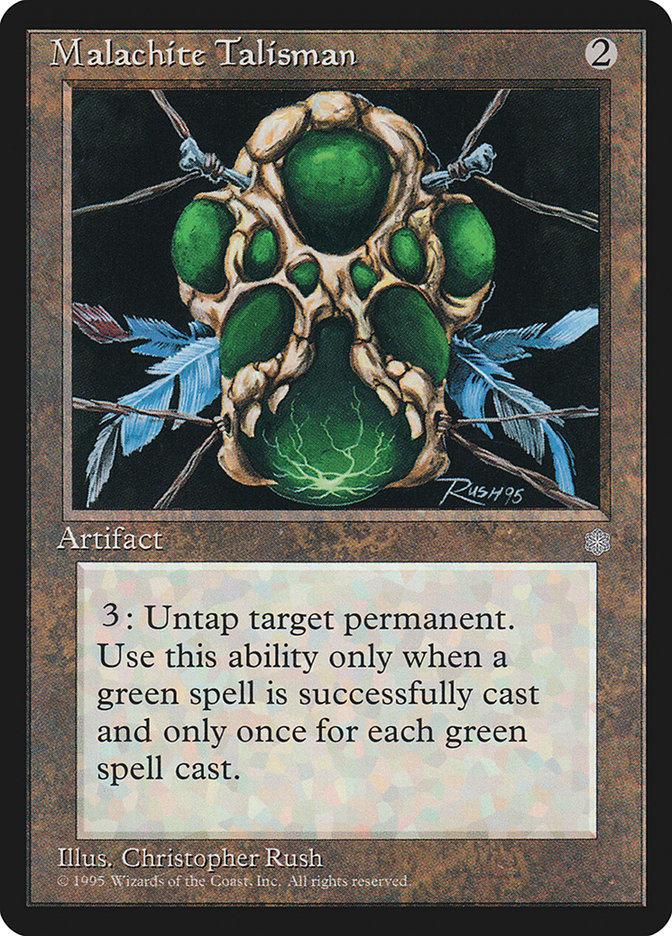 Malachite Talisman [Ice Age] | Shuffle n Cut Hobbies & Games